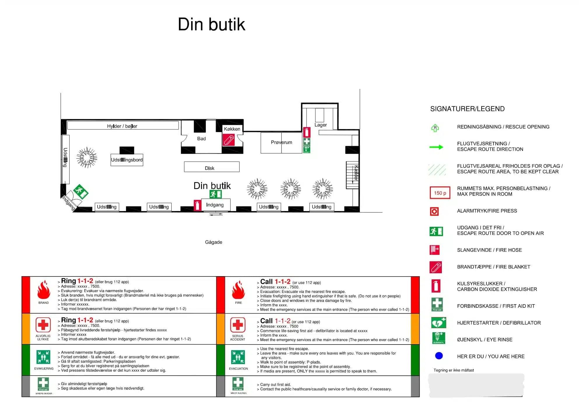 Evakueringsplan