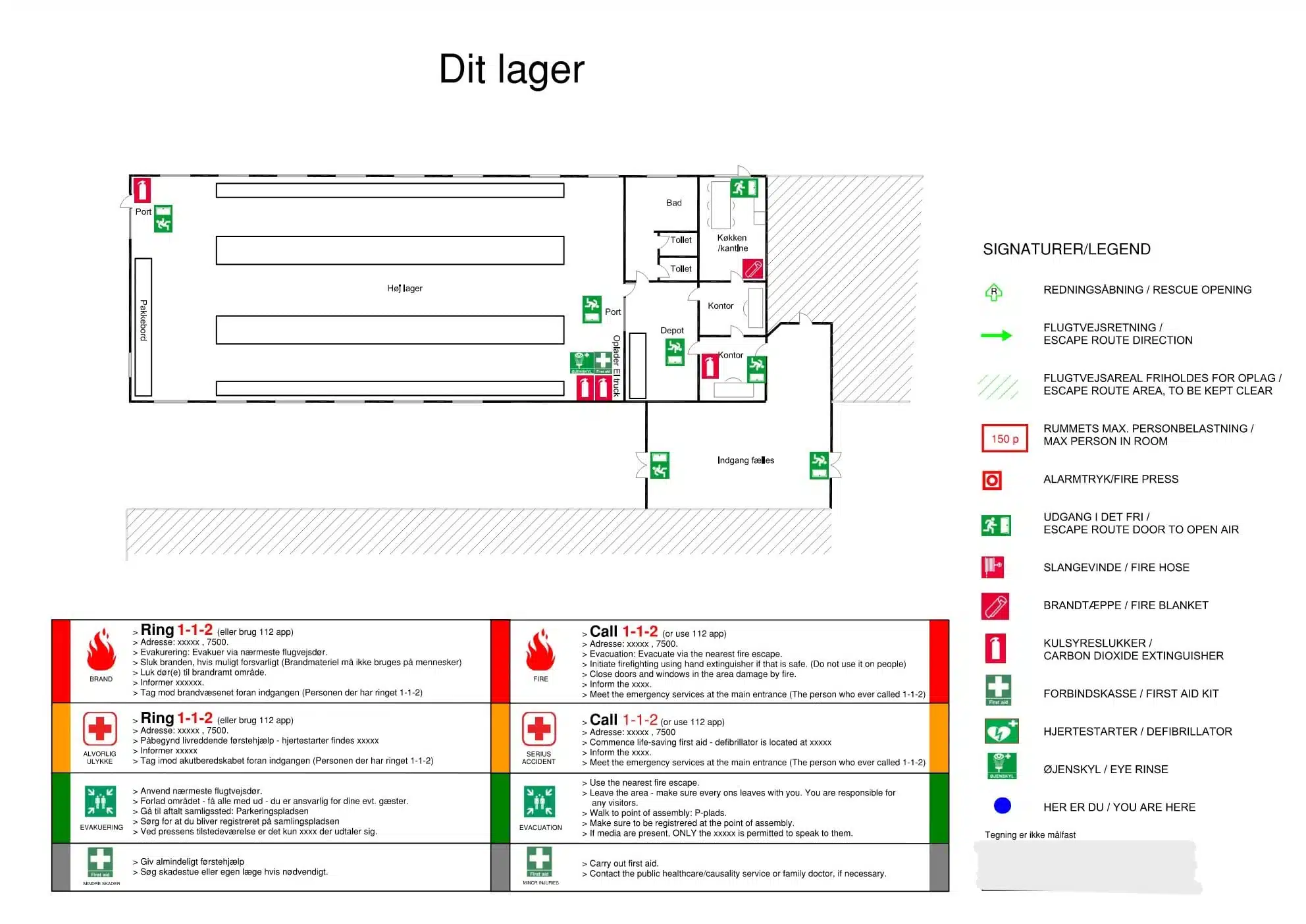 Evakueringsplan