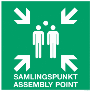 Samlingspladsskilt