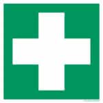 Førstehjælps skilt