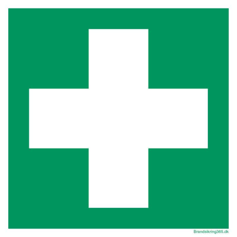 Førstehjælps skilt