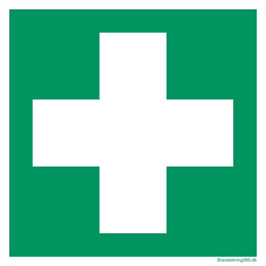 Førstehjælps skilt